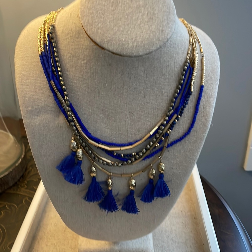 Stella &Dot Tulum Tassel Necklace